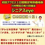 川村明宏の視力回復法　ジニアスeye,レビュー,徹底検証,評価,評判,情報商材,激安,キャッシュバック,豪華特典付