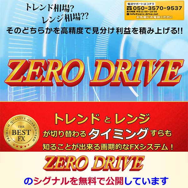 サインをリアルタイムで公開中！ZERO DRIVE FX