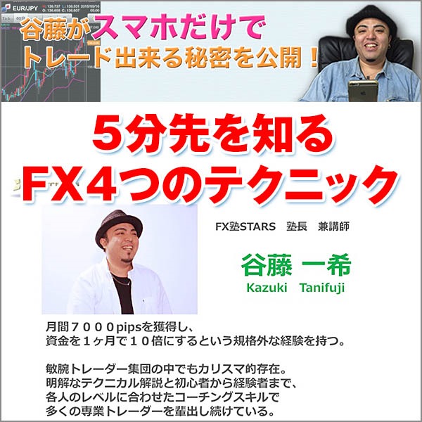塾長谷藤の５分先を知るFX４つのテクニック