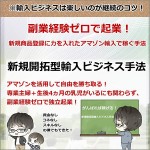 新規開拓型輸入ビジネス手法,レビュー,徹底検証,評価,評判,情報商材,激安,キャッシュバック,豪華特典付