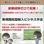 新規開拓型輸入ビジネス手法,レビュー,徹底検証,評価,評判,情報商材,激安,キャッシュバック,豪華特典付