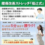 腰痛改善ストレッチ「福辻式」,レビュー,徹底検証,評価,評判,情報商材,激安,キャッシュバック,豪華特典付