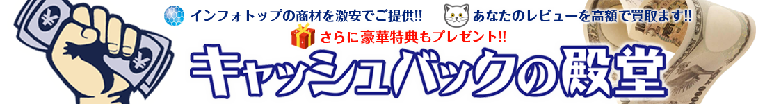 インフォトップ商材激安サイト・キャッシュバックの殿堂