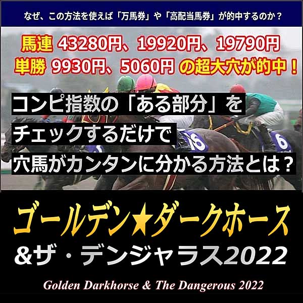 ゴールデン★ダークホース＆ザ・デンジャラス2022