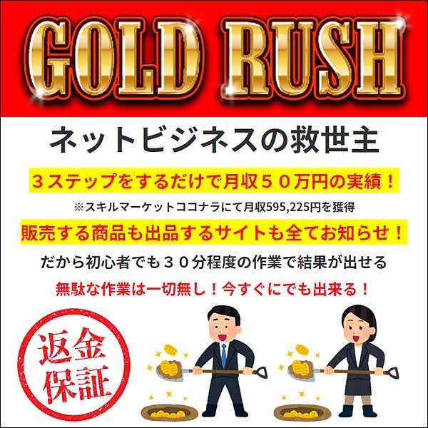 ゴールドラッシュ～ネットビジネス錬金術～