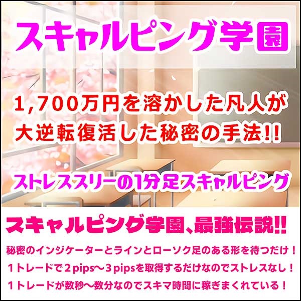 スキャルピング学園（1,000万円以上を溶かした凡人が秘密のインジケーターで復活したスキャルピング手法を完全公開）,レビュー,検証,徹底評価,口コミ,情報商材,豪華特典,評価,キャッシュバック,激安