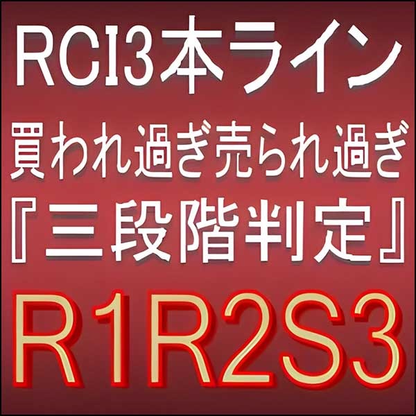 RCI3～4本『3段階判定』でトレンド転換・押し目買い・戻り売りを狙うインジケーター【R1R2S3】トレンドフィルター及びボラティリティフィルター実装