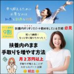 扶養内のまま手取りを増やす方法,レビュー,検証,徹底評価,口コミ,情報商材,豪華特典,評価,キャッシュバック,激安