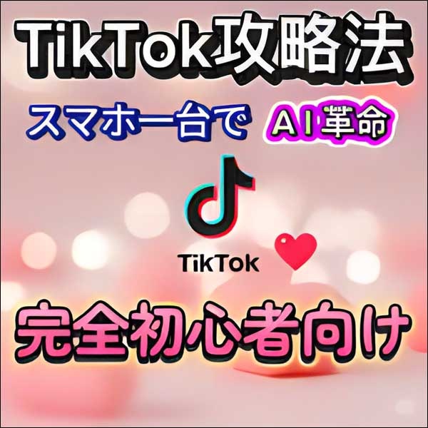 【AIがあなたの才能を開花！】 AI搭載、初心者でも簡単！スマホひとつでプロ級TikTok動画作成スタートキット！