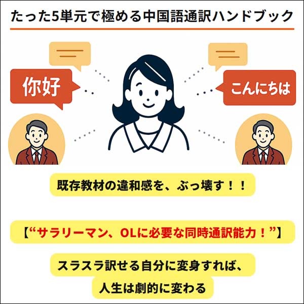 たった5単元で極める中国語通訳ハンドブック