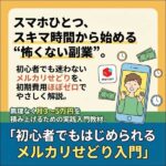 初心者でもはじめられるメルカリせどり入門,レビュー,検証,徹底評価,口コミ,情報商材,豪華特典,評価,キャッシュバック,激安