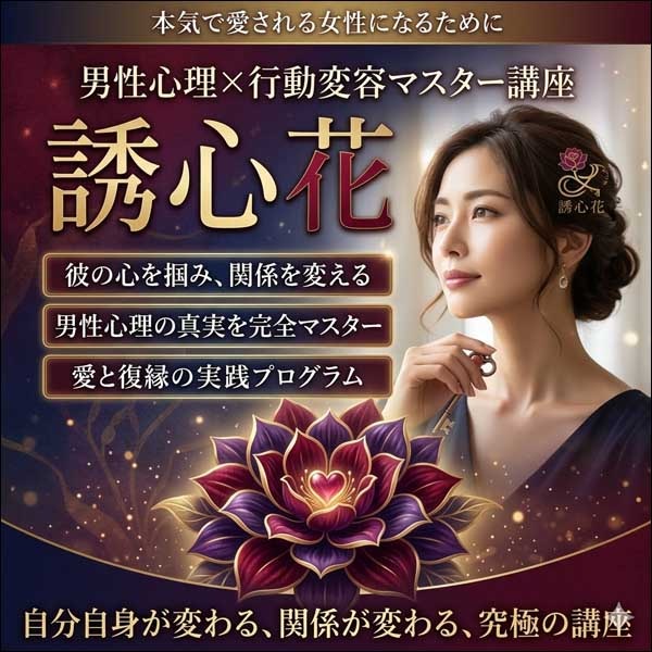誘心花,レビュー,検証,徹底評価,口コミ,情報商材,豪華特典,評価,キャッシュバック,激安