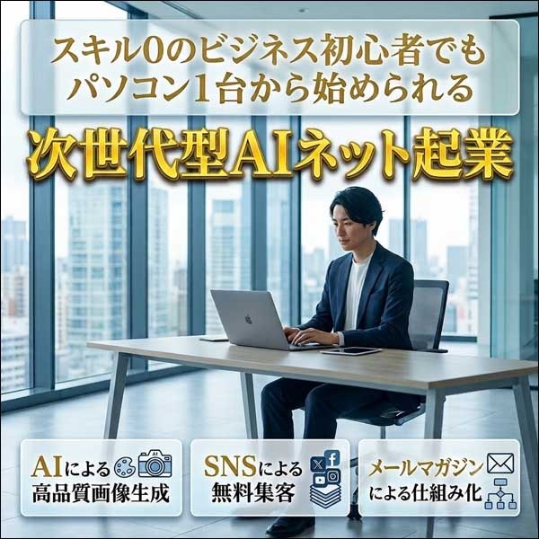 桜木健の次世代型AIネット起業メソッド